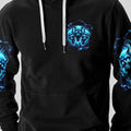 Skull Devil 3D All Over Hoodie One Day I'm Gonna Just Say F It All