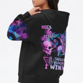 Skeleton Skull 3D All Over Hoodie Rock Paper Scissors Throat Punch