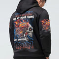 Fire Skull 3D All Over Hoodie The Chain On My Mood Swings