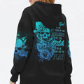 Skull 3D All Over Hoodie The Good Girl In Me Got Tired