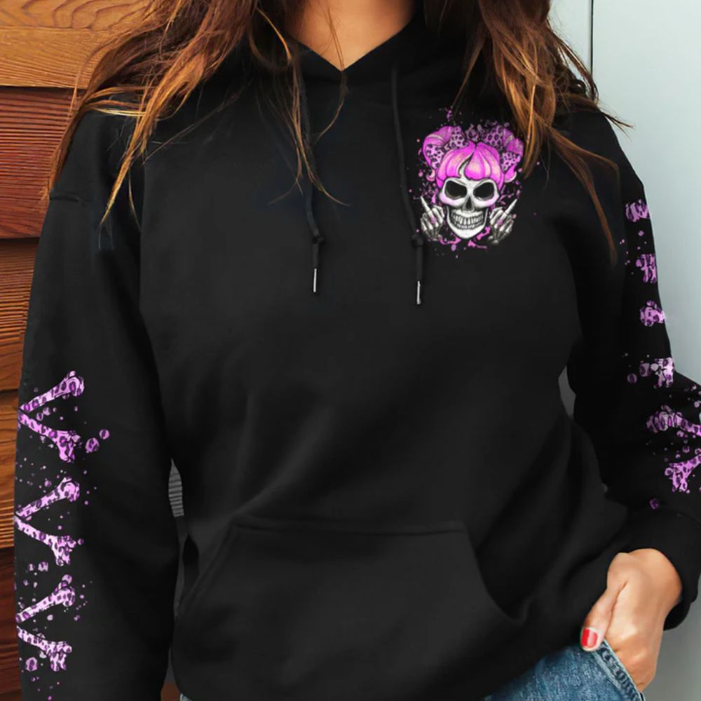 Rose Skull 3D All Over Hoodie The Good Girl In Me