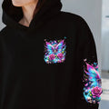 Skeleton Fairy Skull 3D All Over Hoodie The Good Girl In Me